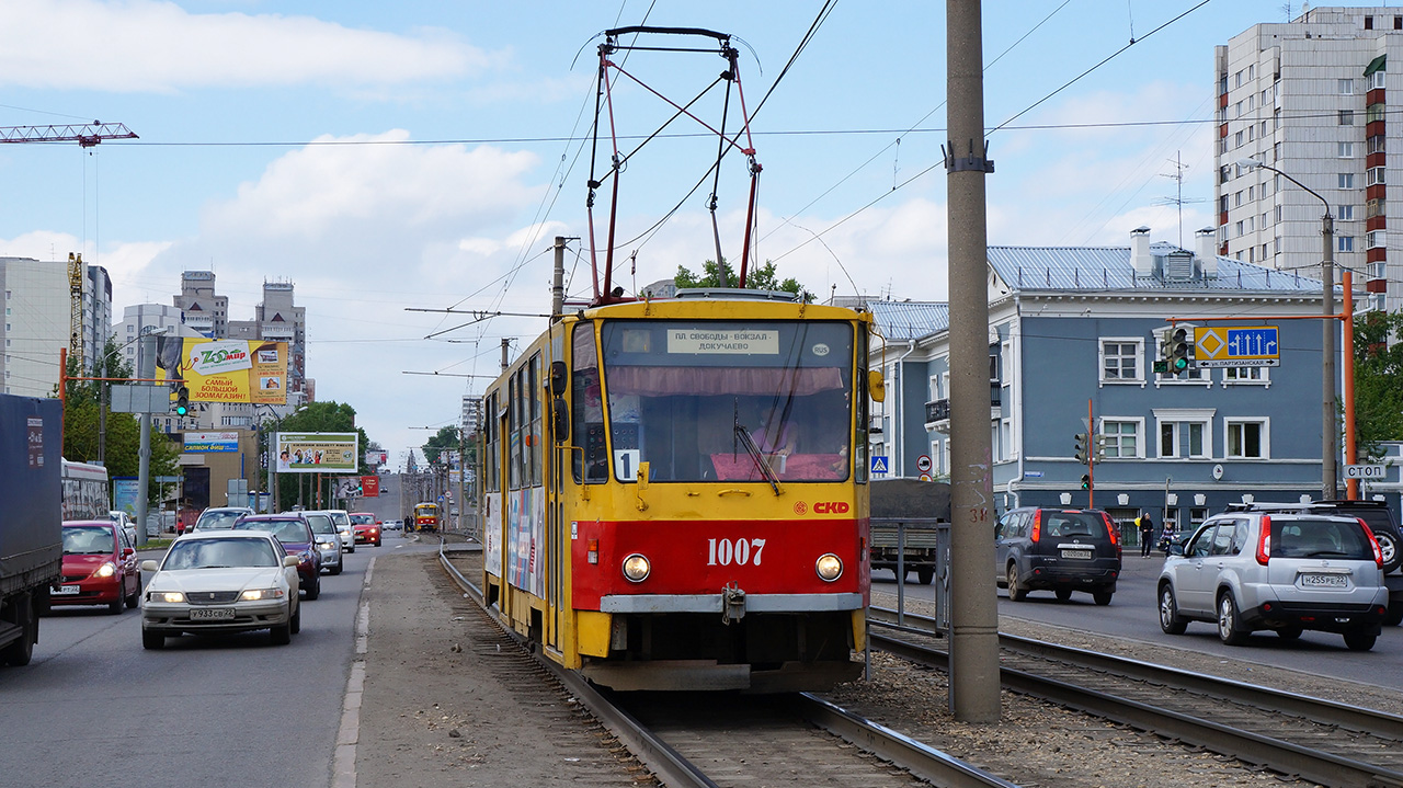 Барнаул, Tatra T6B5SU № 1007