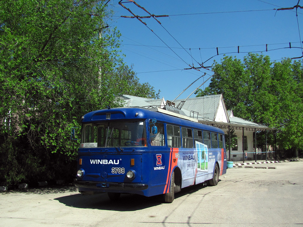 Крымский троллейбус, Škoda 9TrH27 № 3708
