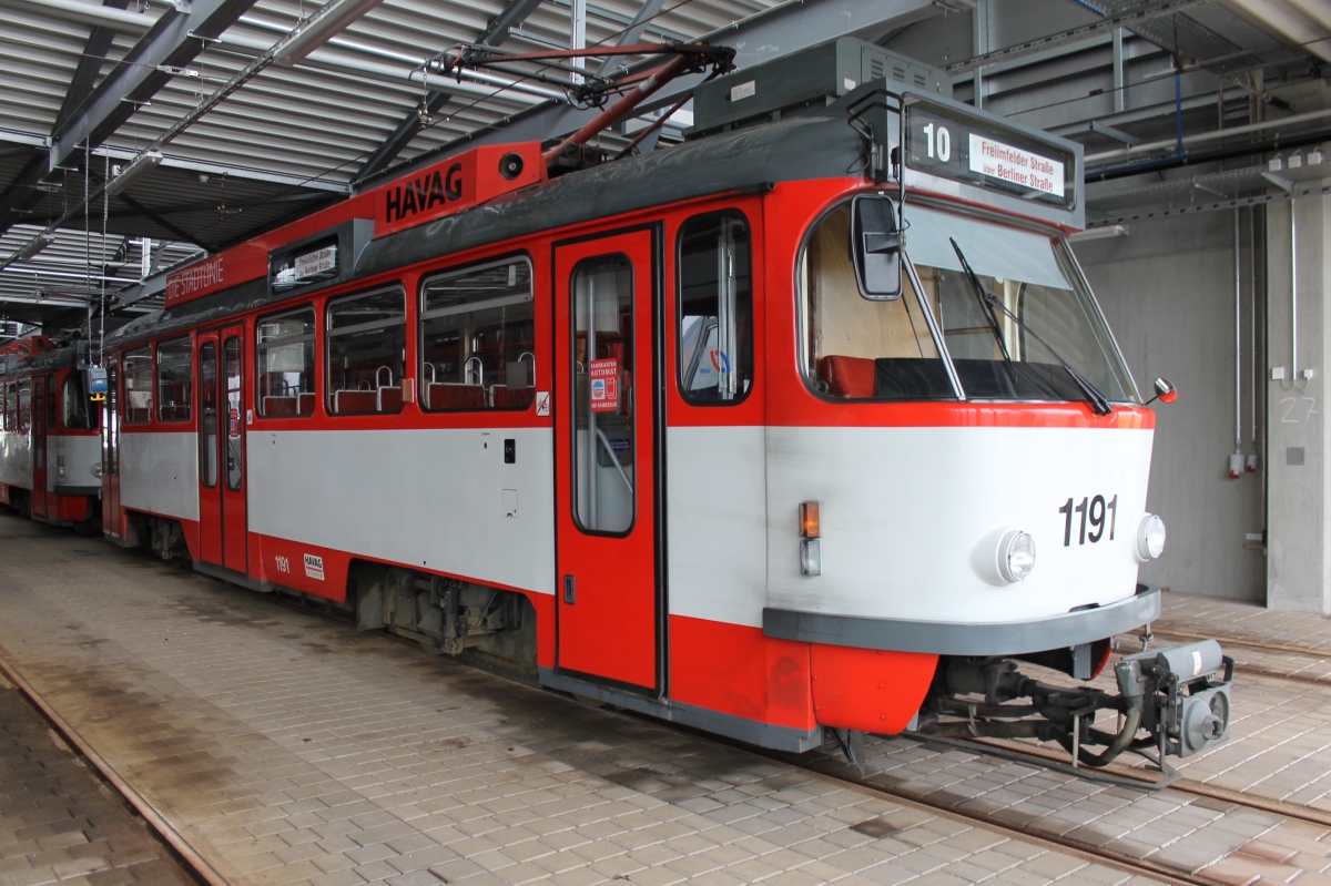 Хале, Tatra T4DC № 1191