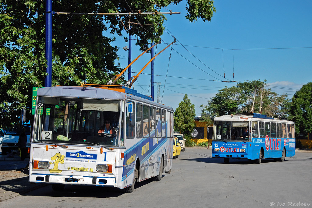 Пазарджик, Škoda 14Tr01 № 14; Пазарджик, Škoda 14Tr01 № 12