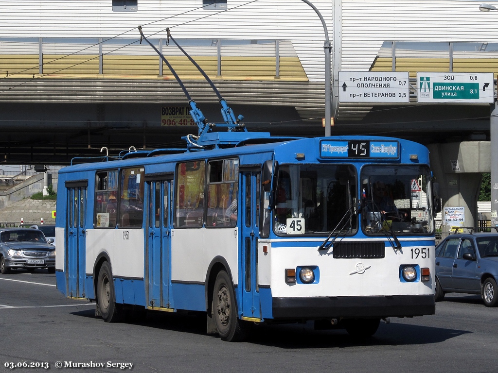 Санкт-Петербург, ЗиУ-682Г-018 [Г0Р] № 1951