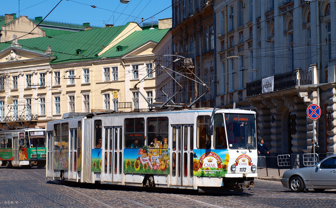 Львов, Tatra KT4SU № 1172