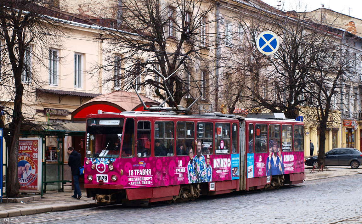 Львов, Tatra KT4SU № 1029
