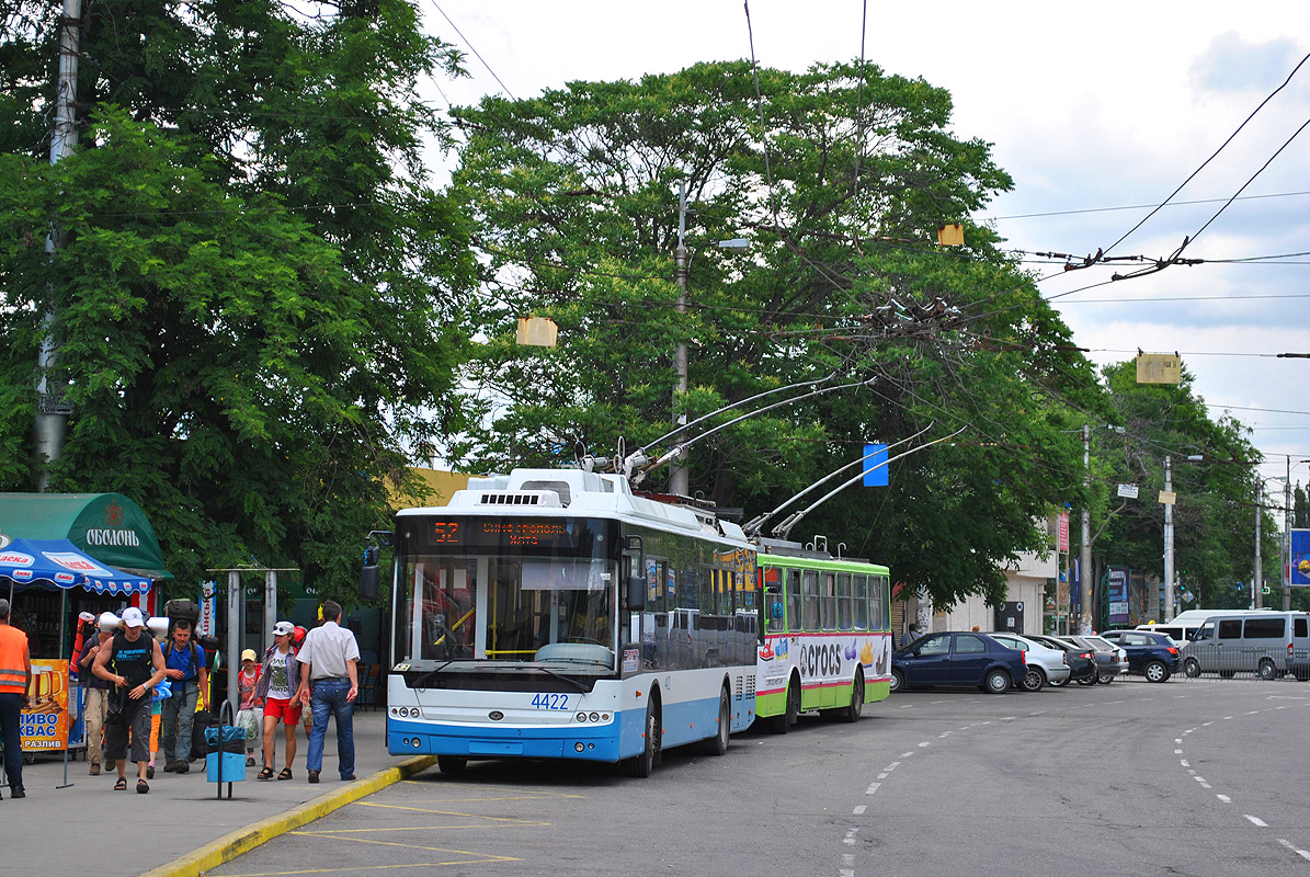 Крымский троллейбус, Богдан Т70115 № 4422