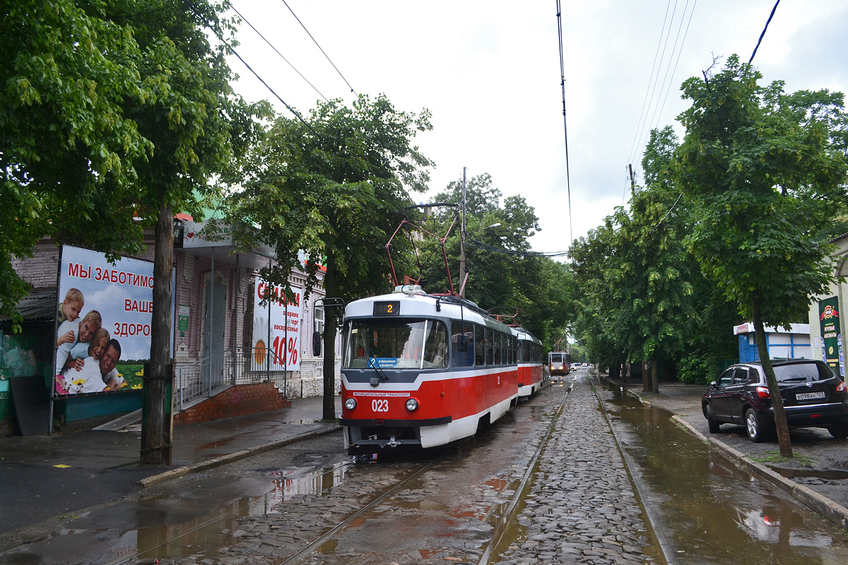 Краснодар, Tatra T3SU КВР ТРЗ № 023