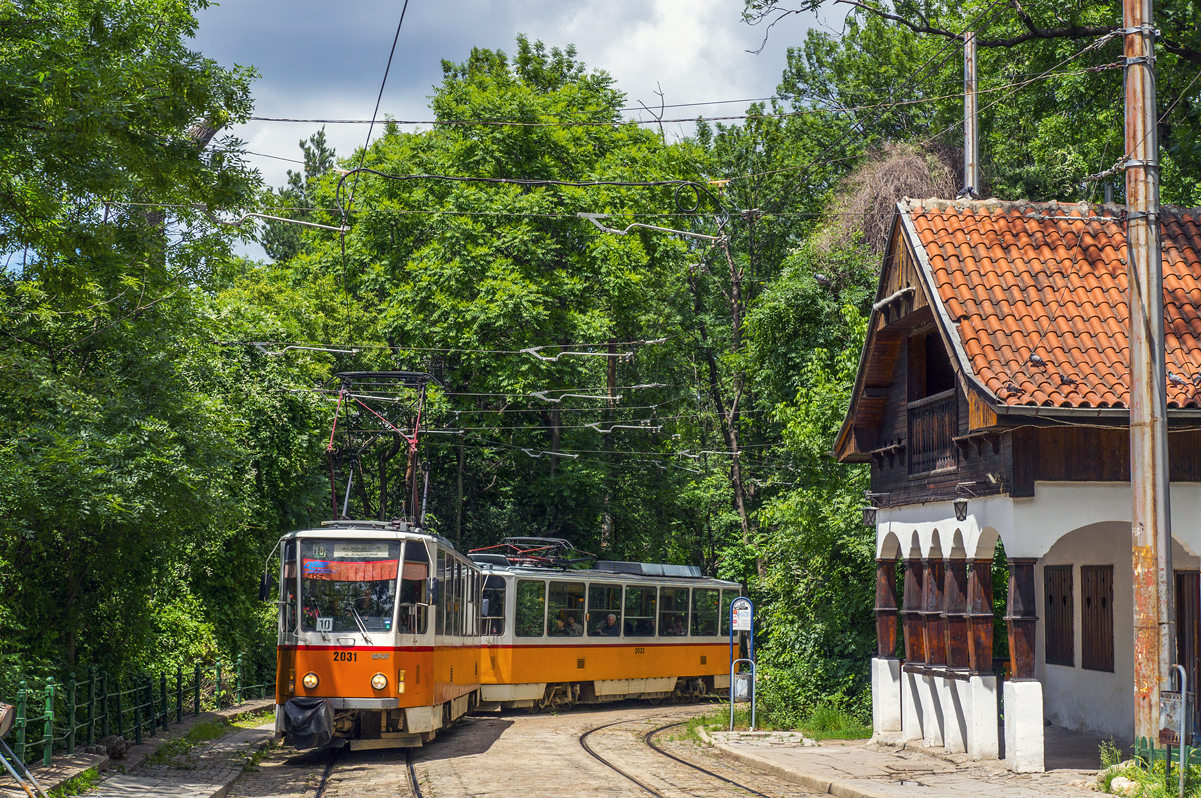 София, Tatra T6A2B № 2031; София, Tatra T6A2B № 2032