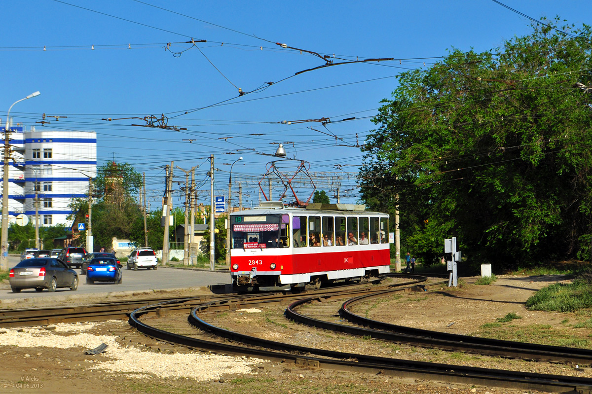 Волгоград, Tatra T6B5SU № 2843
