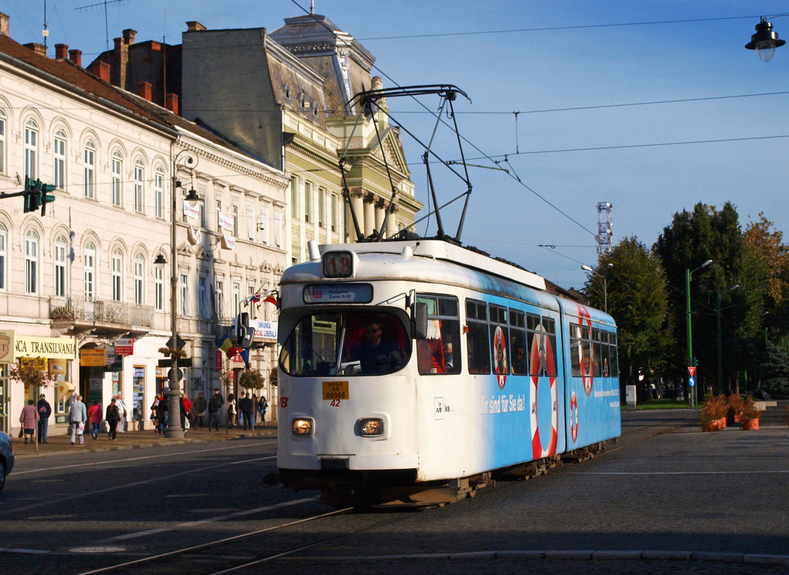 Арад, Duewag GT6 № 42