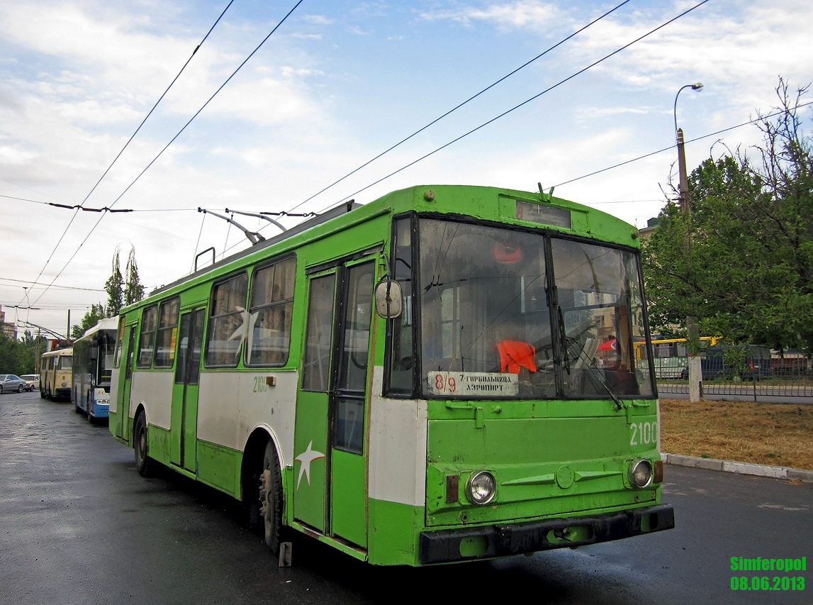 Кримський тролейбус, Škoda 14Tr89/6 № 2100