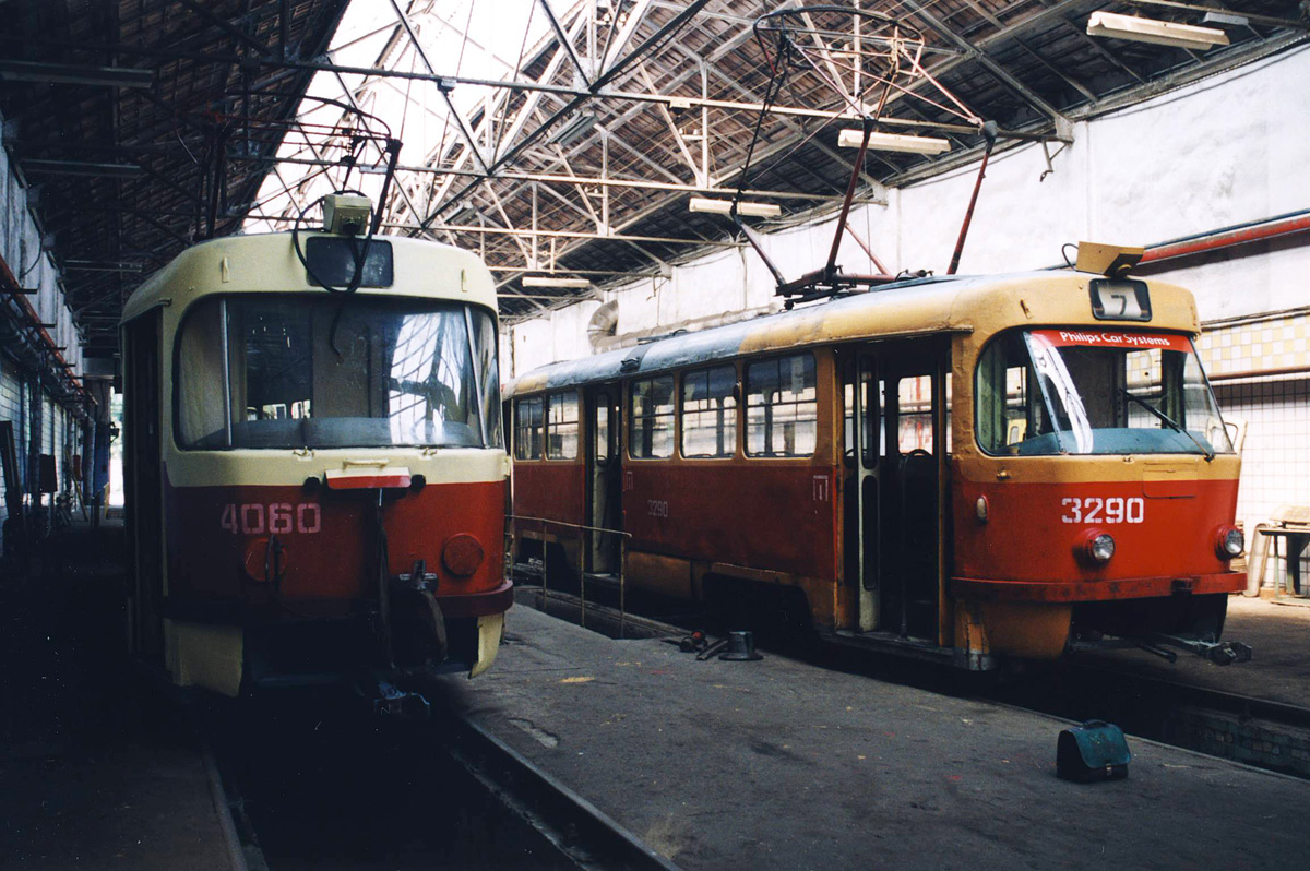 Одесса, Tatra T3SU № 4060; Одесса, Tatra T3SU № 3290