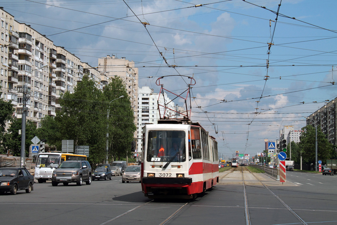 Санкт-Петербург, ЛВС-86К-М № 3072