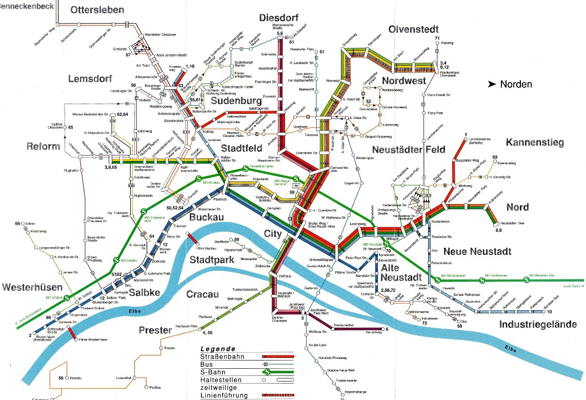 Magdeburg — Maps • Netzpläne