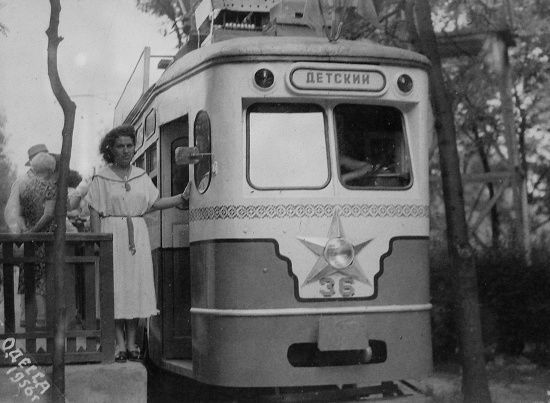 Odesa, OSh2M č. 36; Odesa — Old Photos: Tramway
