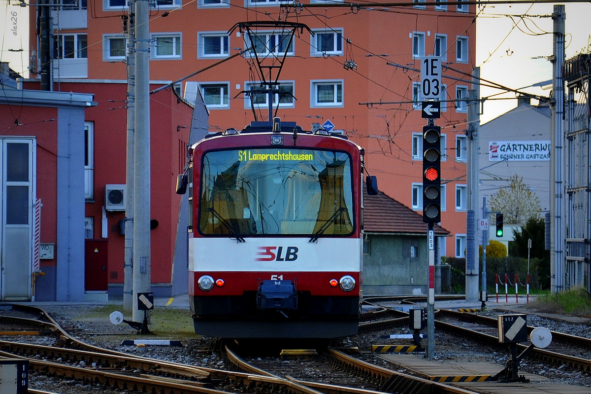 Зальцбург, SGP GT6 № 51; Зальцбург — Salzburger Lokalbahn