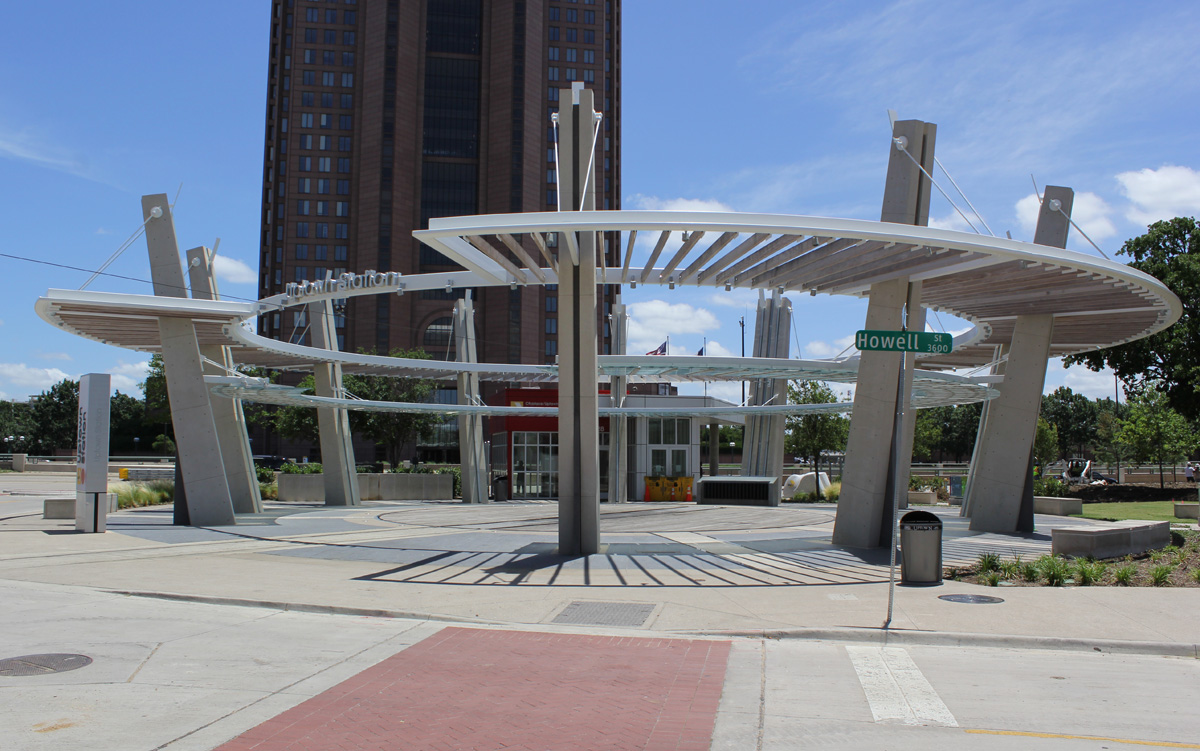 Даллас — Конечные станции и остановочные пункты