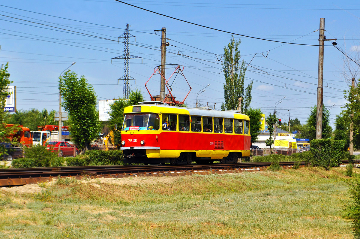 Волгоград, Tatra T3SU (двухдверная) № 2630