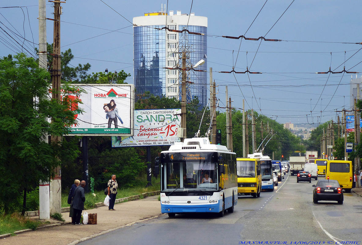 Trolleybus de Crimée, Bogdan T70110 N°. 4321