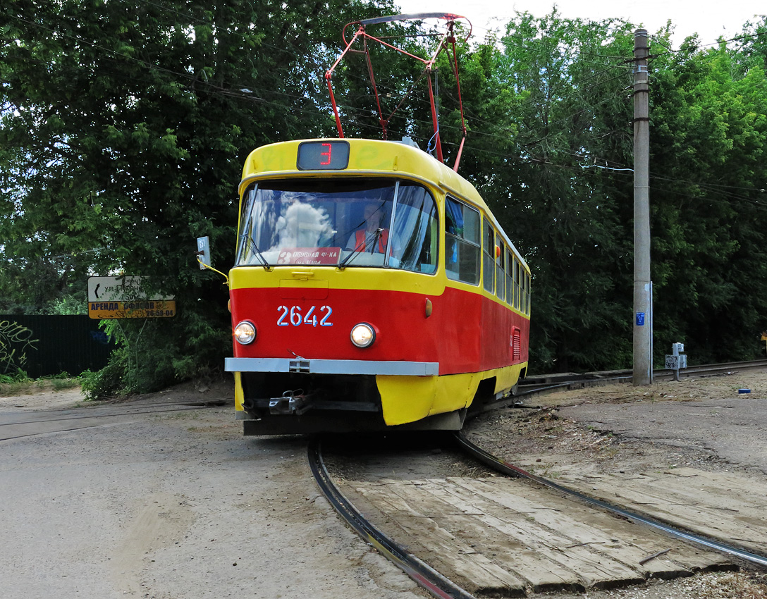 Волгоград, Tatra T3SU (двухдверная) № 2642