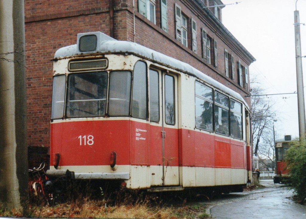Cottbus, Gotha B2D (Tatra) nr. 118; Cottbus — Old photos