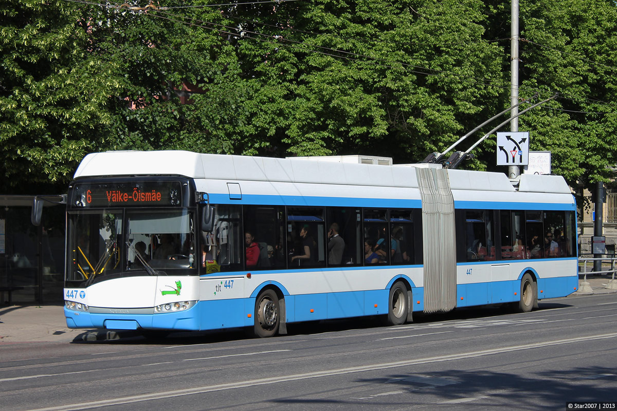 Таллин, Solaris Trollino III 18 AC № 447