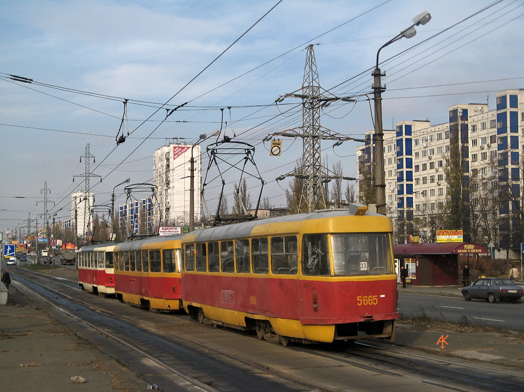 Киев, Tatra T3SU № 5665