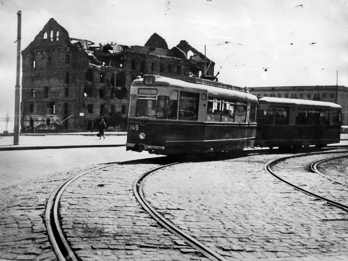 Волгоград, Gotha T59E № 149; Волгоград, Gotha B59E № 294; Волгоград — Старые фотографии — Сталинград