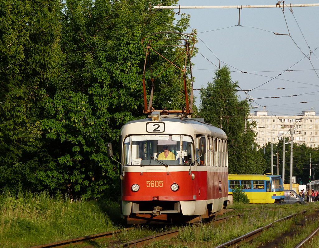 Киев, Tatra T3SU № 5605 Киев, Tatra T3SU № 5605