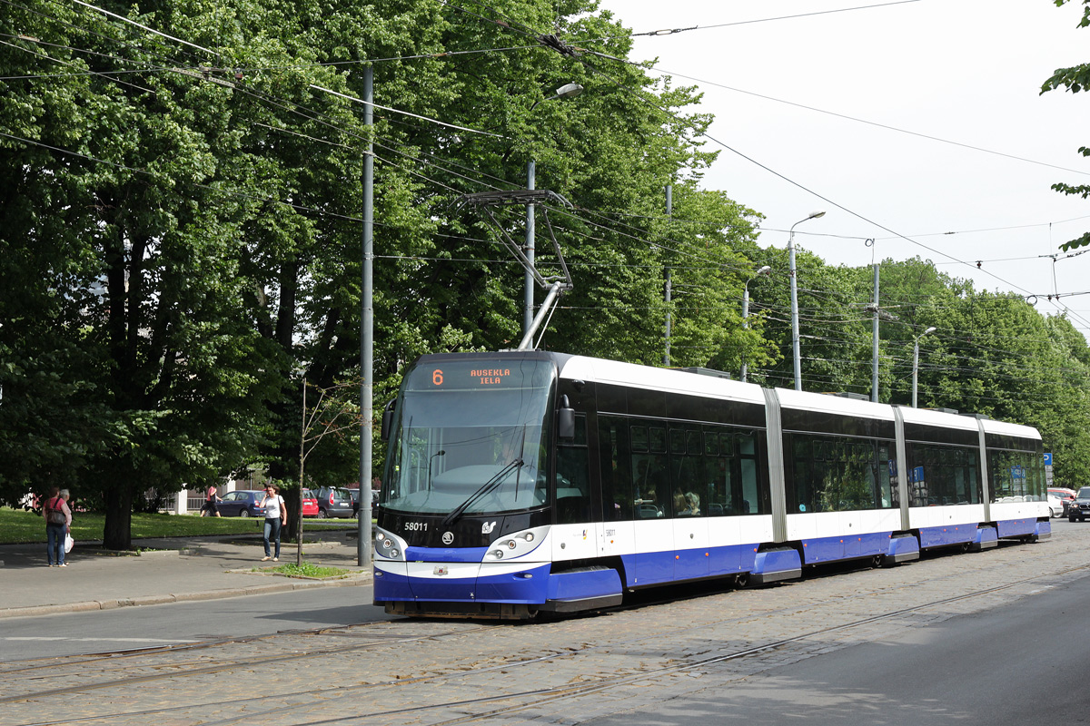 Riika, Škoda 15T1 ForCity Alfa Riga # 58011