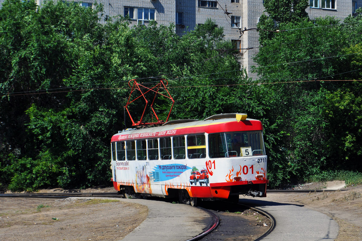 Volgograda, Tatra T3SU № 2711