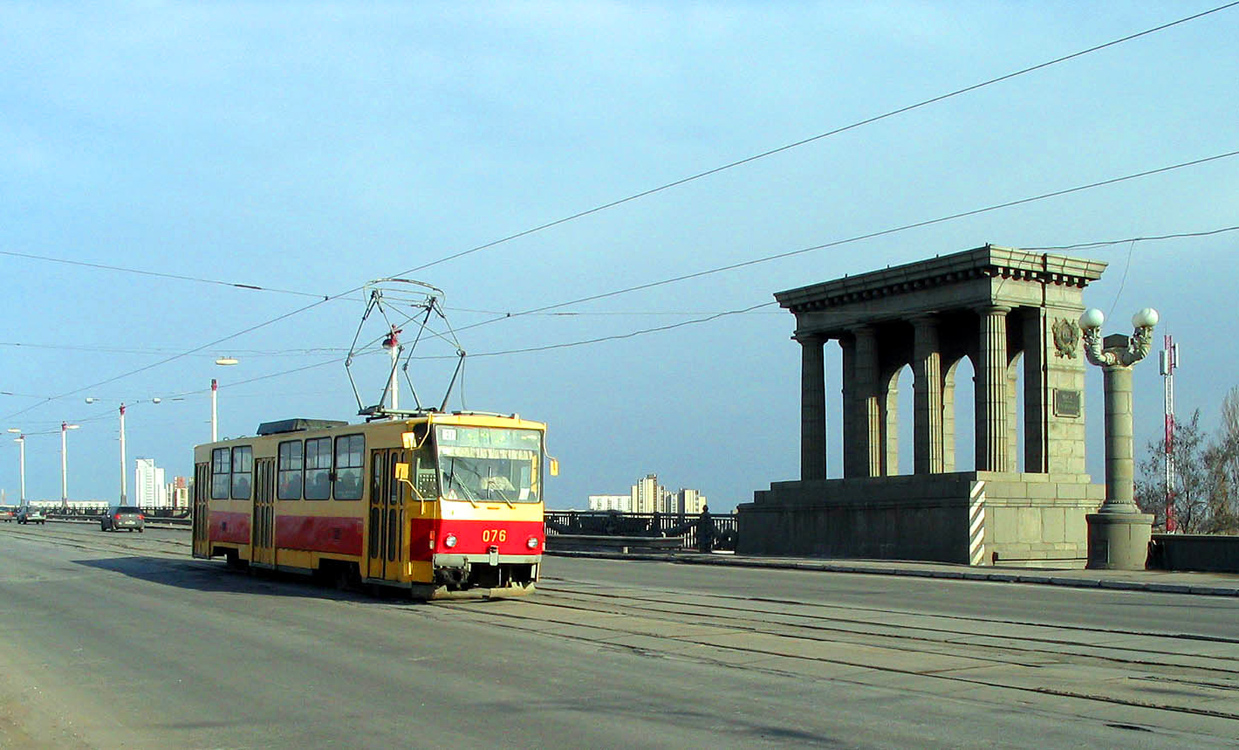 Киев, Tatra T6B5SU № 076; Киев — Трамвайные линии: Закрытые линии