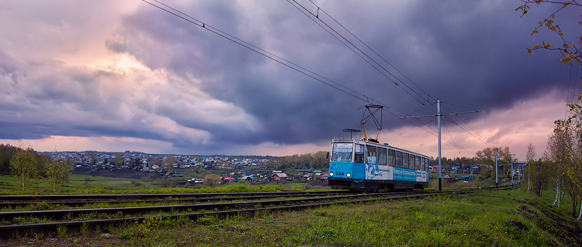 Prokopyevsk, 71-605 (KTM-5M3) č. 334
