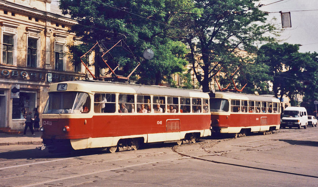 Одесса, Tatra T3SU (двухдверная) № 1048