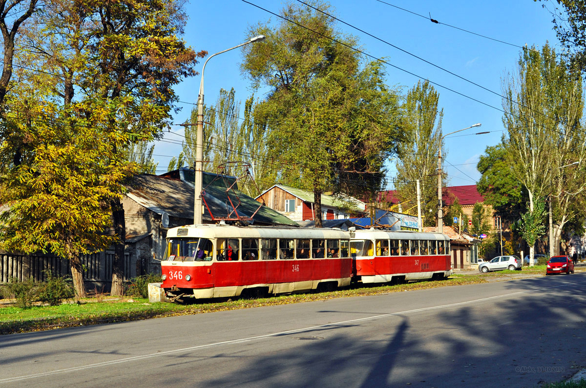 Запорожье, Tatra T3SU № 346; Запорожье, Tatra T3SU № 347