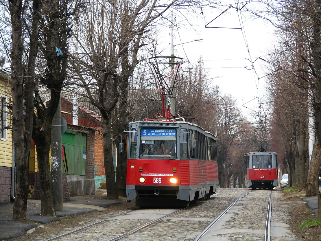 Krasnodara, 71-605 (KTM-5M3) № 589; Krasnodara, 71-605 (KTM-5M3) № 506