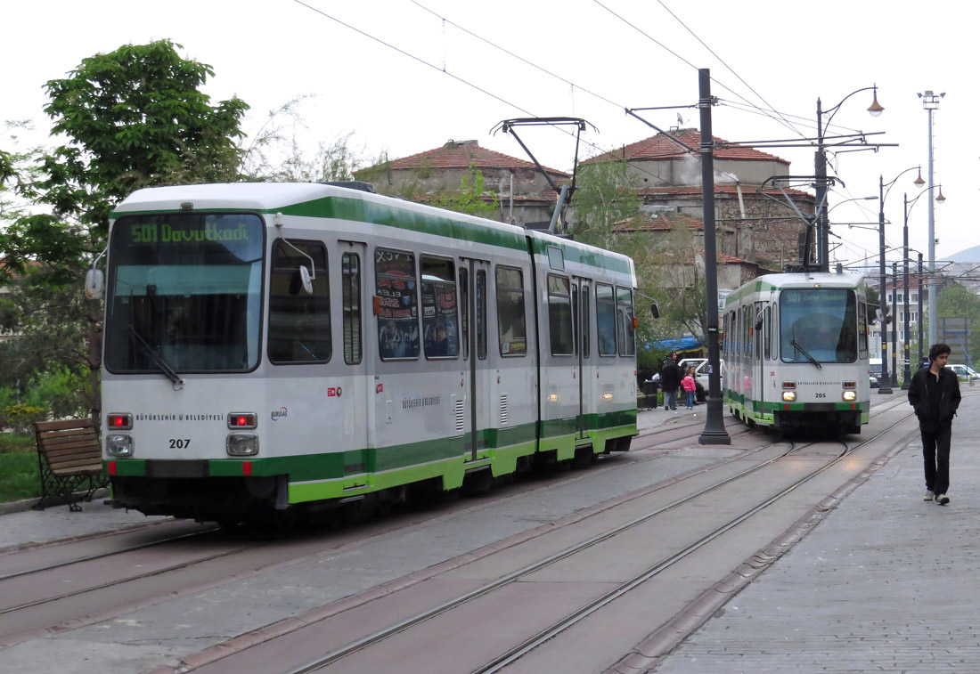 Bursa, Duewag M6C № 207; Bursa, Duewag M6C № 205