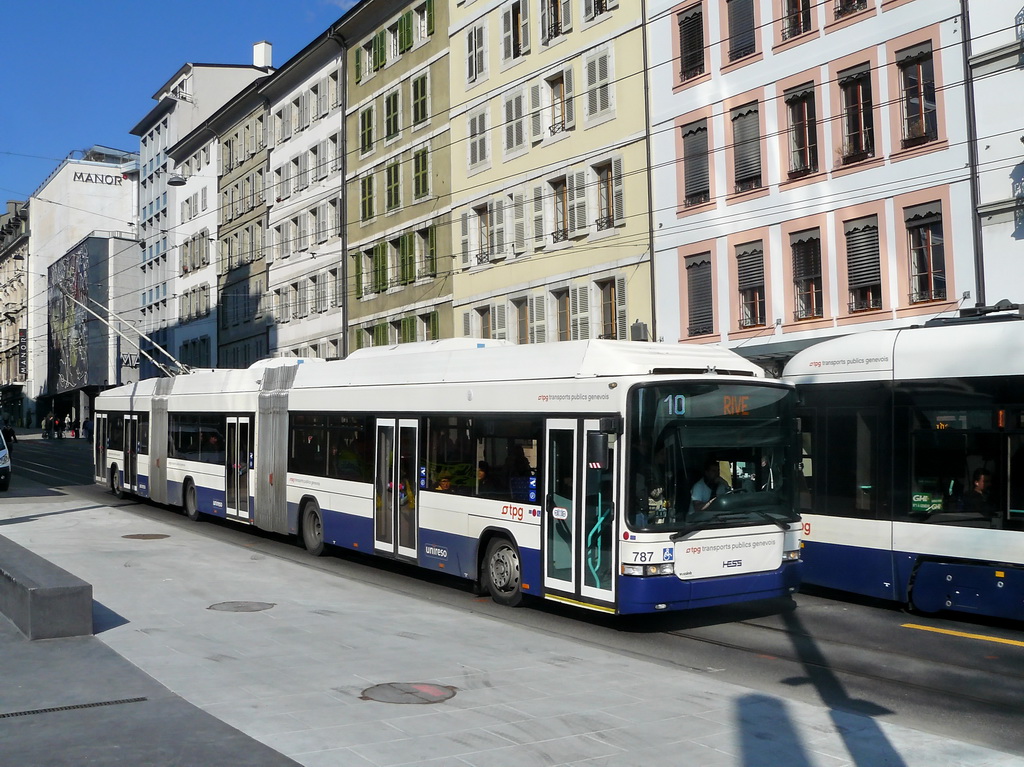 Женева, Hess lighTram (BGGT-N2C) № 787