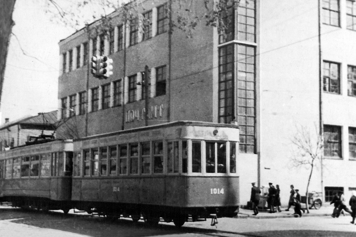 Житомир, Двухосный прицепной Godarville тип E № 1014; Житомир — Старые фотографии подвижного состава