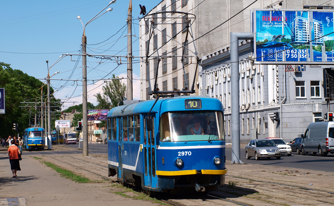 Одесса, Tatra T3R.P № 2970