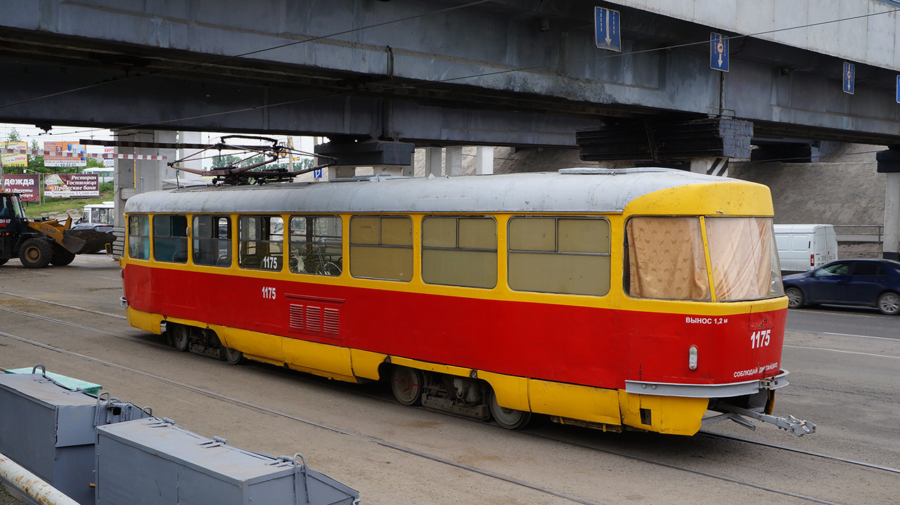 Барнаул, Tatra T3SU (двухдверная) № 1175