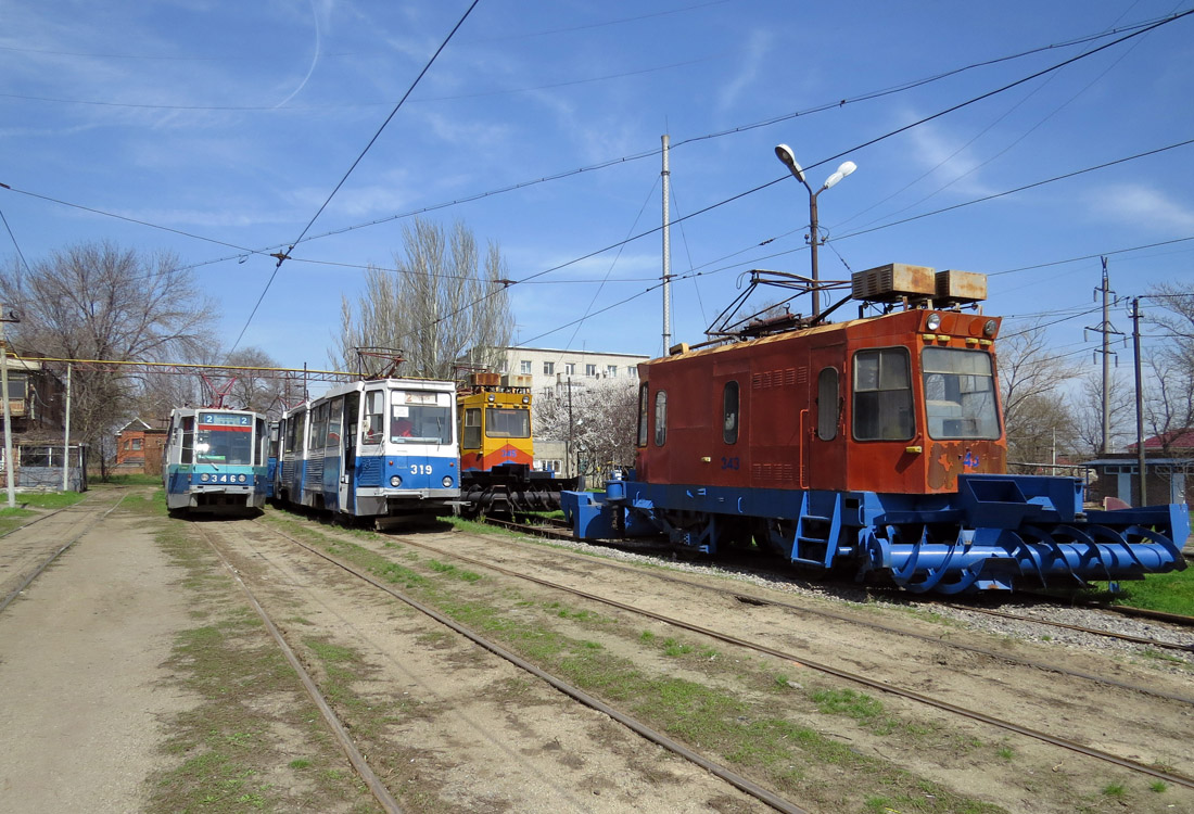 Taganrog, 71-608K № 346; Taganrog, 71-605 (KTM-5M3) № 319; Taganrog, VTK-01 № 345; Taganrog, VTK-01 № 343 Taganrog, 71-608K № 346; Taganrog, 71-605 (KTM-5M3) № 319; Taganrog, VTK-01 № 345; Taganrog, VTK-01 № 343
