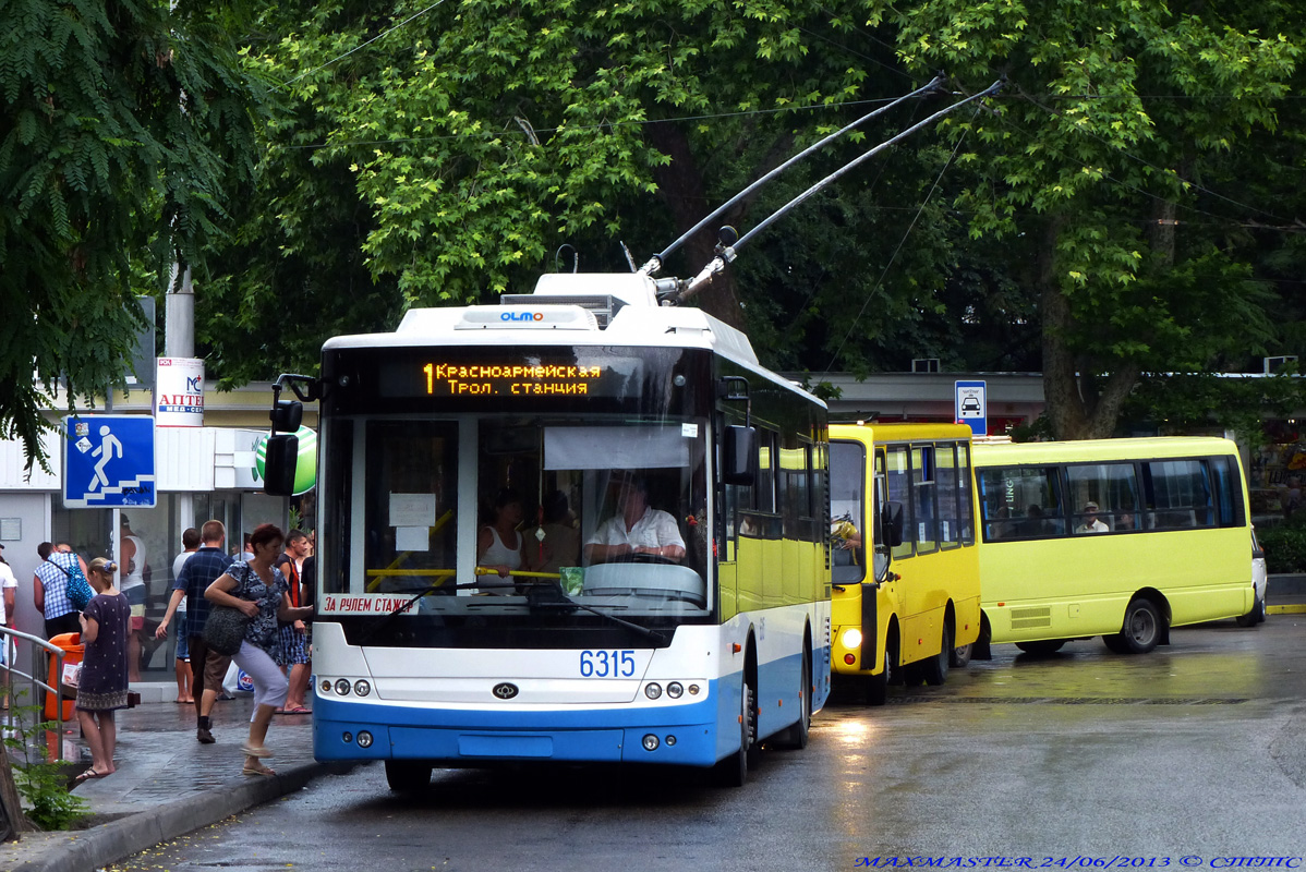 Крымский троллейбус, Богдан Т60111 № 6315