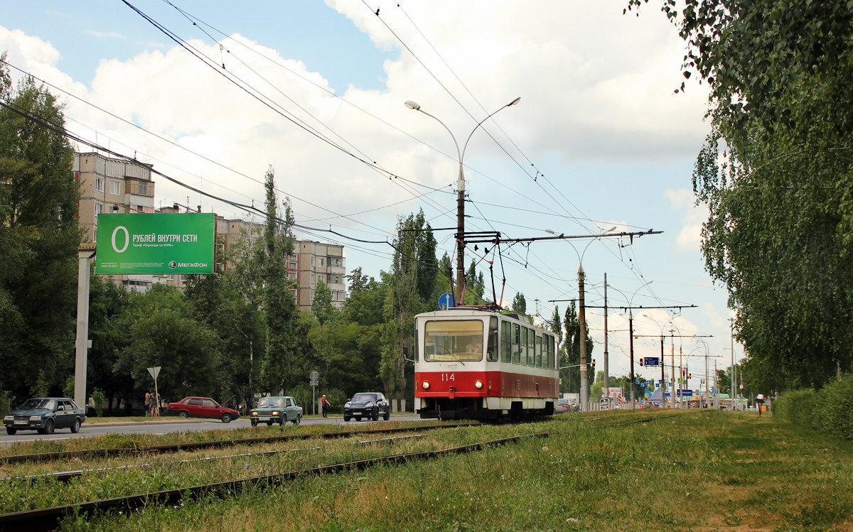 Липецк, Tatra T6B5SU № 114