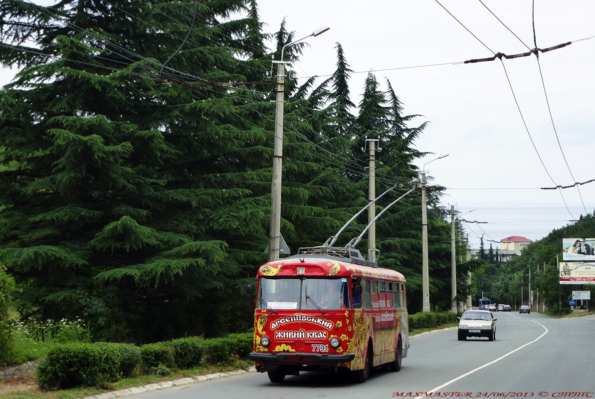 Крымский троллейбус, Škoda 9TrH29 № 7791