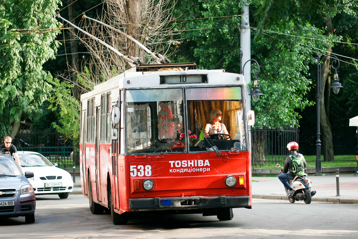 Львов, Škoda 14Tr02/6 № 538