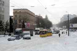 Киев — Снегопад 22-24 марта 2013
