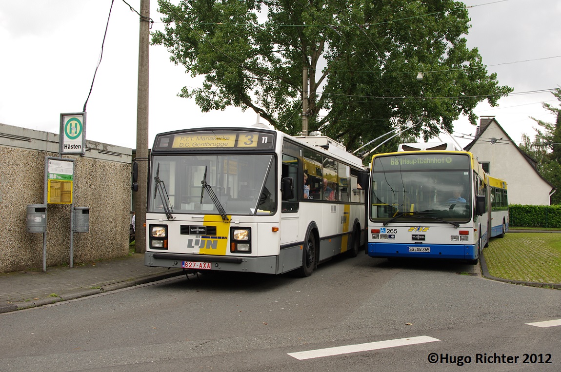 Золинген, Van Hool AG 300T № 265; Золинген, Van Hool AG 280T № 7411 (11)