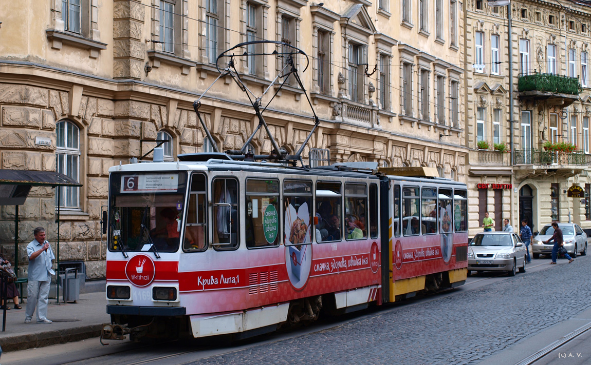 Львов, Tatra KT4D № 1169