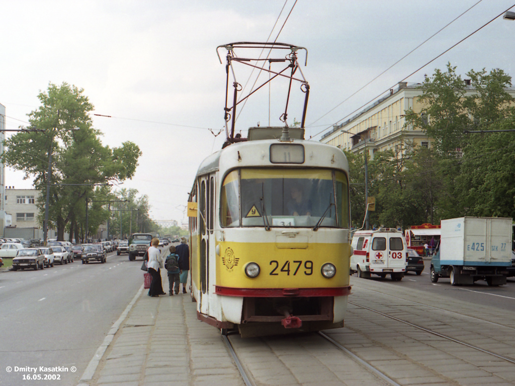 Москва, Tatra T3SU № 2479