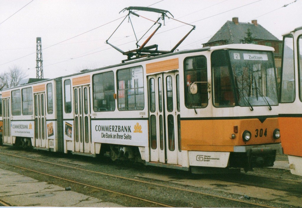 Гера, Tatra KT4D № 304