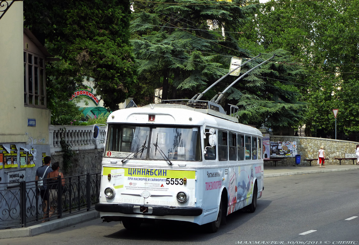 Крымский троллейбус, Škoda 9Tr21 № 5553